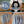 Load image into Gallery viewer, blue and white striped kitchen towel set