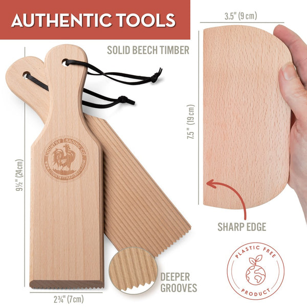gnocchi butter paddle - dough scraper