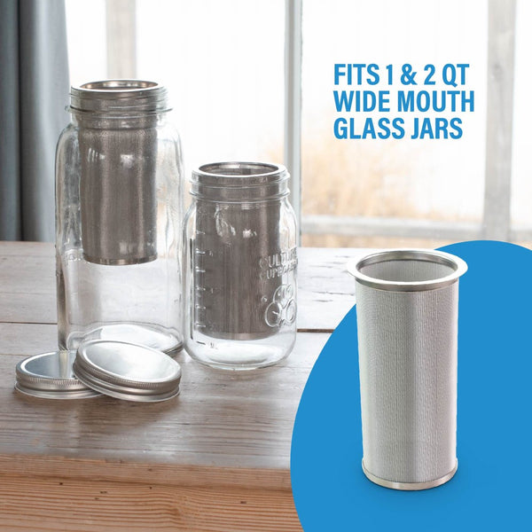 mesh strainer infuser for jars