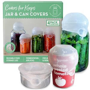 reusable jar and can covers